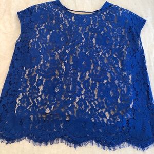 Cobalt Robert Rodriguez lace top